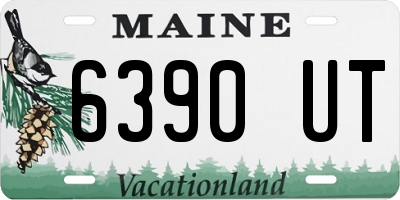 ME license plate 6390UT