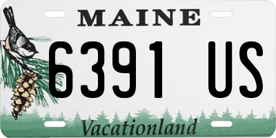 ME license plate 6391US