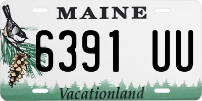 ME license plate 6391UU