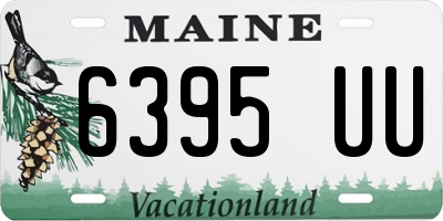 ME license plate 6395UU