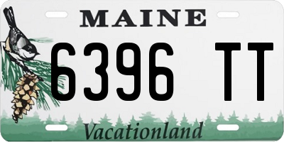 ME license plate 6396TT