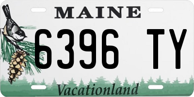 ME license plate 6396TY