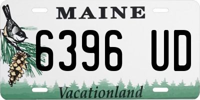 ME license plate 6396UD