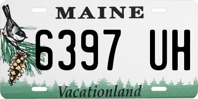 ME license plate 6397UH