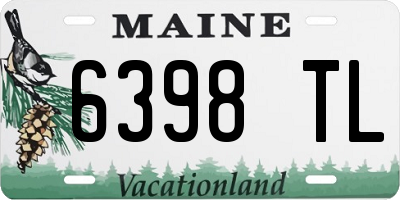 ME license plate 6398TL