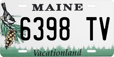 ME license plate 6398TV