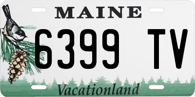 ME license plate 6399TV