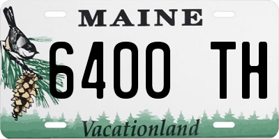 ME license plate 6400TH