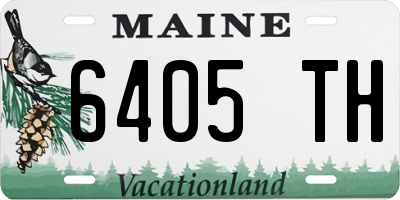 ME license plate 6405TH