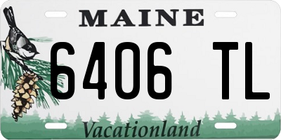 ME license plate 6406TL