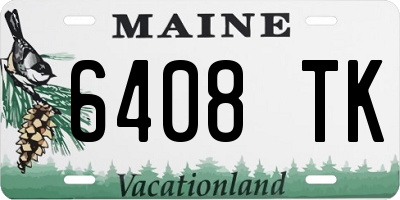 ME license plate 6408TK