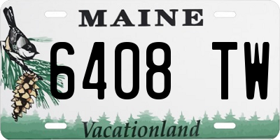 ME license plate 6408TW