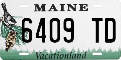 ME license plate 6409TD