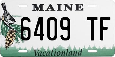 ME license plate 6409TF