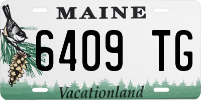 ME license plate 6409TG