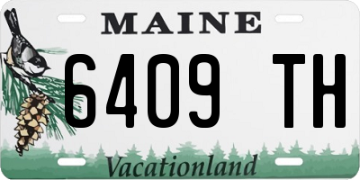 ME license plate 6409TH