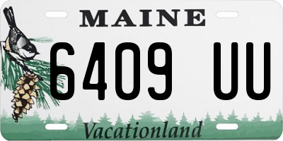 ME license plate 6409UU