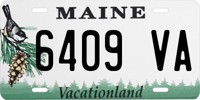 ME license plate 6409VA