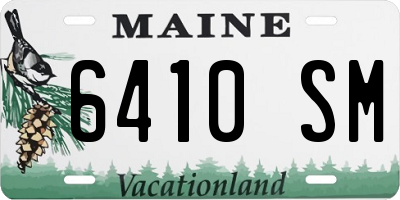 ME license plate 6410SM