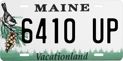 ME license plate 6410UP