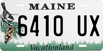 ME license plate 6410UX