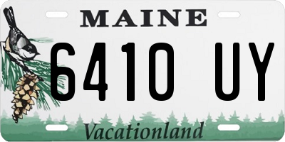 ME license plate 6410UY