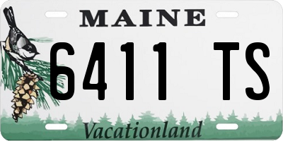 ME license plate 6411TS