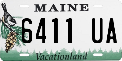 ME license plate 6411UA