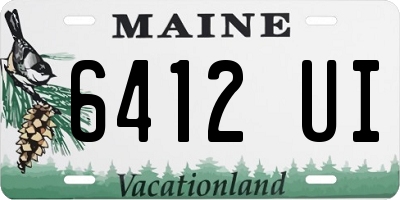 ME license plate 6412UI