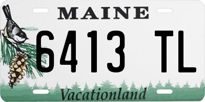 ME license plate 6413TL