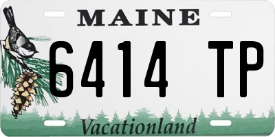 ME license plate 6414TP