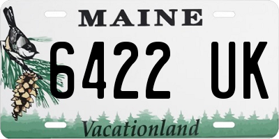 ME license plate 6422UK