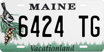 ME license plate 6424TG