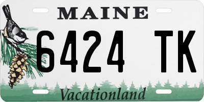 ME license plate 6424TK
