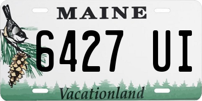 ME license plate 6427UI