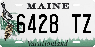 ME license plate 6428TZ