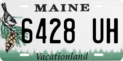 ME license plate 6428UH