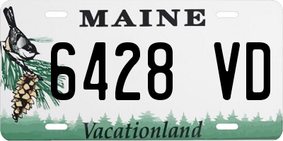 ME license plate 6428VD