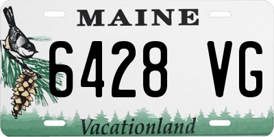 ME license plate 6428VG