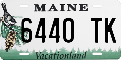 ME license plate 6440TK
