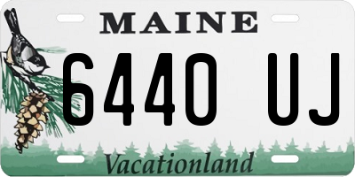 ME license plate 6440UJ