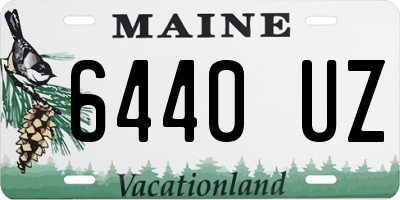 ME license plate 6440UZ
