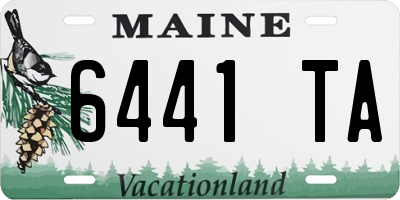 ME license plate 6441TA