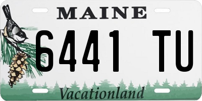 ME license plate 6441TU