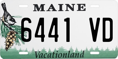 ME license plate 6441VD