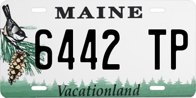 ME license plate 6442TP