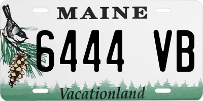 ME license plate 6444VB