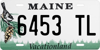 ME license plate 6453TL