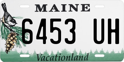 ME license plate 6453UH