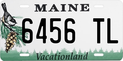 ME license plate 6456TL